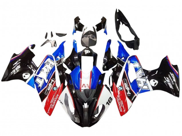 2015-2016 BMW S1000RR Motorcycle Fairing - Blue Red Glossy Black Australia for Sale