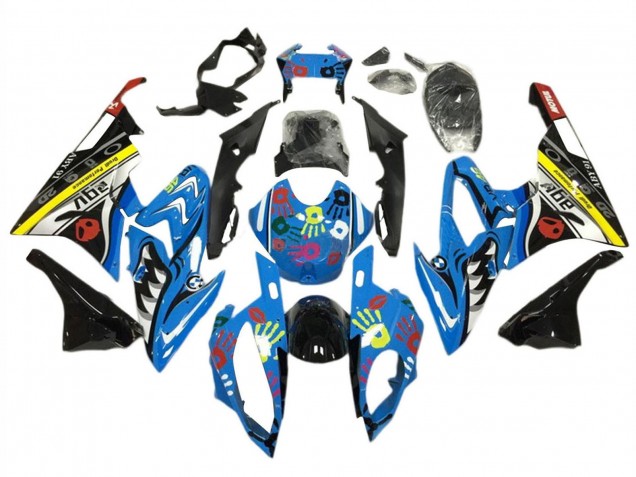 2015-2016 BMW S1000RR Motorcycle Fairing Kits - Yellow Blue Black Shark Australia for Sale
