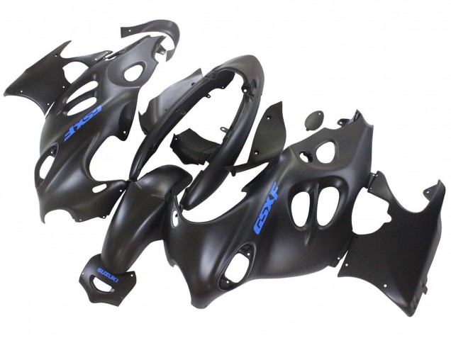 2004-2006 Suzuki GSX600F/GSX750F Motorcycle Fairings - Matte Black with Blue Logo Australia for Sale