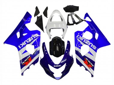 2004-2005 Suzuki GSXR 600 / GSXR 750 Motorcycle Fairing Kits - White Blue Black Red Australia for Sale