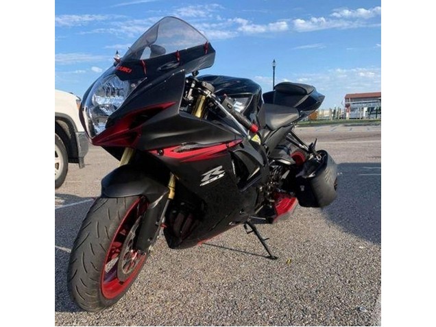 2011-2024 Suzuki GSXR 600 / GSXR 750 Motorcycle Fairings - Black Grey Red Line Australia for Sale