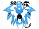 2011-2024 Suzuki GSXR 600 / GSXR 750 Motorcycle Fairings - Light Blue Black Australia for Sale