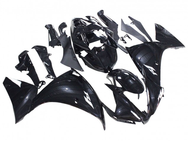 2012-2014 Yamaha YZF 1000 R1 Motorcycle Fairings - Glossy Black Australia for Sale