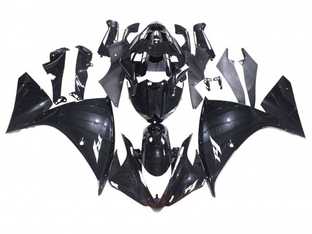 2012-2014 Yamaha YZF 1000 R1 Motorcycle Fairings - Glossy Black Australia for Sale