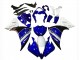 2012-2014 Yamaha YZF 1000 R1 Motorcycle Fairing - White Blue Black Australia for Sale