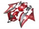 2008-2016 Yamaha YZF 600 R6 Motorcycle Fairings - Red Grey Australia for Sale