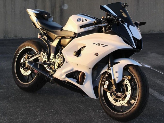 2021-2024 Yamaha YZF R7 Motorcycle Fairings - Glossy White Australia for Sale