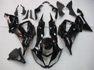 2013-2018 Kawasaki ZX6R Motorcycle Fairing - Glossy Black Australia for Sale
