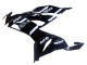 2019-2022 Kawasaki ZX6R Motorcycle Fairings - Glossy Black White Australia for Sale