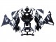 2019-2022 Kawasaki ZX6R Motorcycle Fairings - Glossy Black White Australia for Sale