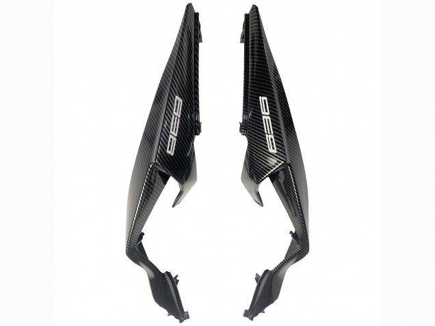 2019-2022 Kawasaki ZX6R Motorcycle Fairings - White Black Carbon Fiber Australia for Sale