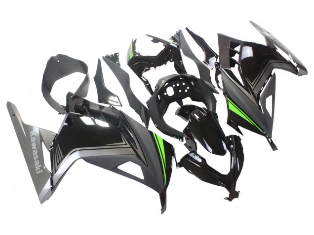 2013-2024 Kawasaki EX300 Motorcycle Fairings - Glossy Black Matte Black Green Australia for Sale