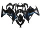 2013-2024 Kawasaki EX300 Motorcycle Fairings - Glossy Black Blue Australia for Sale