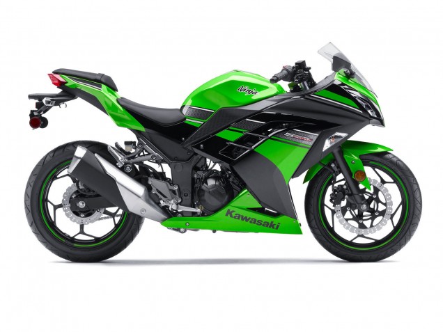 2013-2024 Kawasaki EX300 Motorcycle Fairing - Green Black Australia for Sale