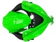 2013-2024 Kawasaki EX300 Motorcycle Fairings - Green Silver Black Australia for Sale