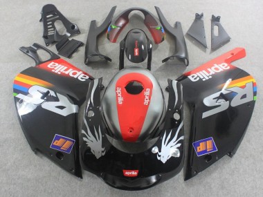2000-2005 Aprilia RS125 Motorcycle Fairings - Black Red Silver Australia for Sale