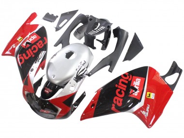 2000-2005 Aprilia RS125 Motorcycle Fairings - Red Black Silver Racing Australia for Sale