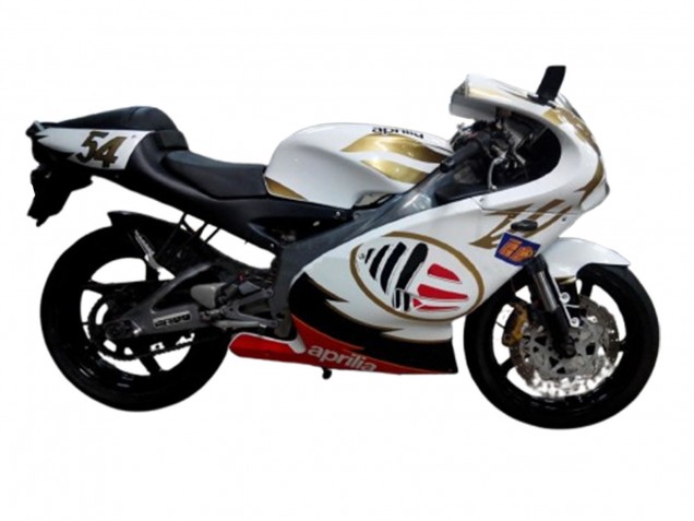 2000-2005 Aprilia RS125 Motorcycle Fairings - White Yellow Red Australia for Sale