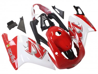 2000-2005 Aprilia RS125 Motorcycle Fairings - White Red Australia for Sale