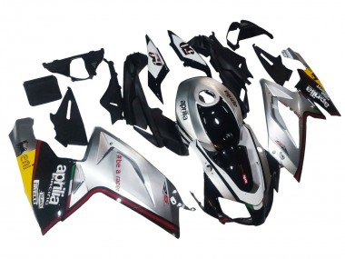 2006-2011 Aprilia RS125 Motorcycle Fairings - Silver Black Australia for Sale