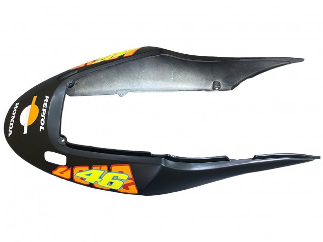 2004-2007 Honda CBR600 F4i Motorcycle Fairings - Matte Black Orange Rossi Australia for Sale