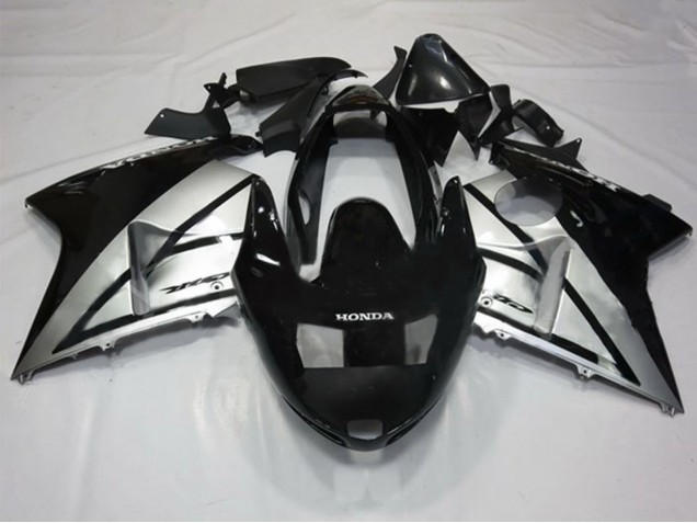 1996-2007 Honda CBR1100XX Blackbird Motorcycle Fairings - Silver Glossy Black Australia for Sale