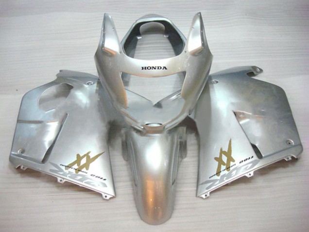 1996-2007 Honda CBR1100XX Blackbird Motorcycle Fairings - Silver Gold Australia for Sale