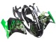 1996-2007 Honda CBR1100XX Blackbird Motorcycle Fairing - Glossy Black Green Flame Australia for Sale