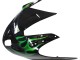 1996-2007 Honda CBR1100XX Blackbird Motorcycle Fairing - Glossy Black Green Flame Australia for Sale