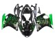 1996-2007 Honda CBR1100XX Blackbird Motorcycle Fairing - Glossy Black Green Flame Australia for Sale