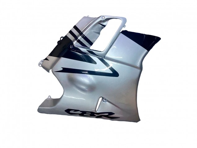 1991-1994 Honda CBR600 F2 Motorcycle Fairings - Silver Glossy Black Australia for Sale