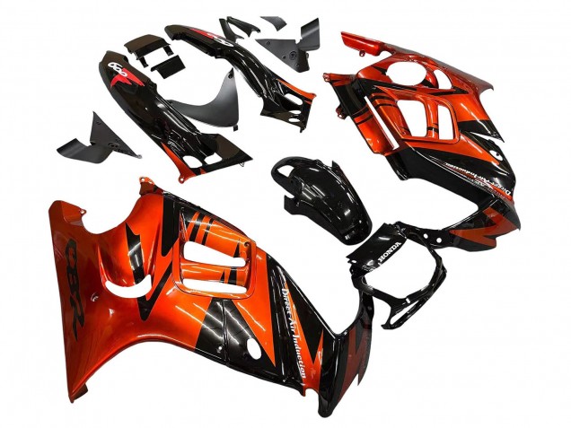 1995-1996 Honda CBR600 F3 Motorcycle Fairings - Orange Glossy Black Australia for Sale