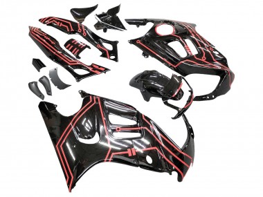 1997-1998 Honda CBR600 F3 Motorcycle Fairing Kits - Red Glossy Black Australia for Sale