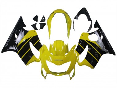 1999-2000 Honda CBR600 F4 Motorcycle Fairings - Yellow Glossy Black Australia for Sale