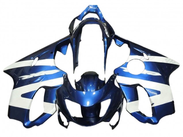 1999-2000 Honda CBR600 F4 Motorcycle Fairings - White Blue Australia for Sale