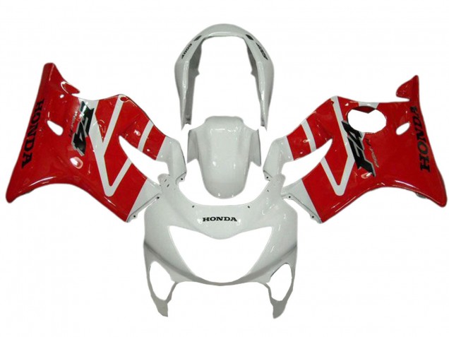 1999-2000 Honda CBR600 F4 Motorcycle Fairings - White Red Australia for Sale