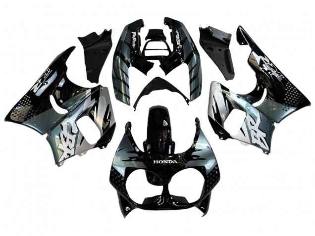 1992-1993 Honda CBR900RR 893 Motorcycle Fairings - Silver Glossy Black Australia for Sale