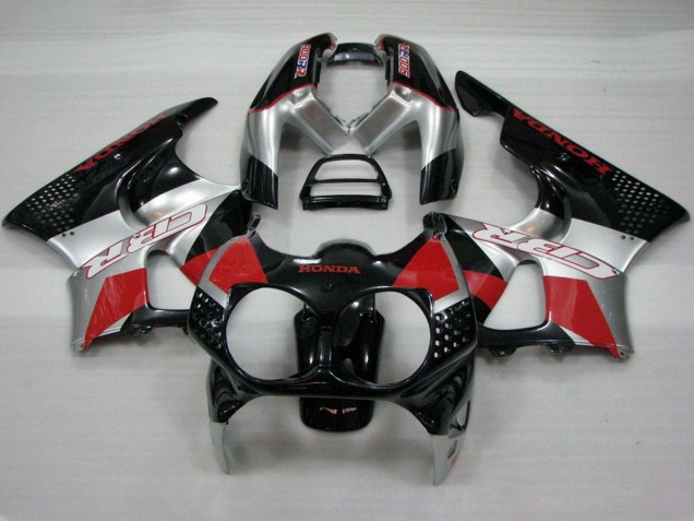 1992-1993 Honda CBR900RR 893 Motorcycle Fairings - Silver Red Glossy Black Australia for Sale
