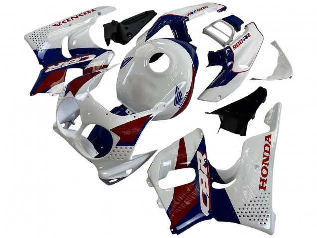 1992-1993 Honda CBR900RR 893 Motorcycle Fairings - White Red Dark Blue Australia for Sale