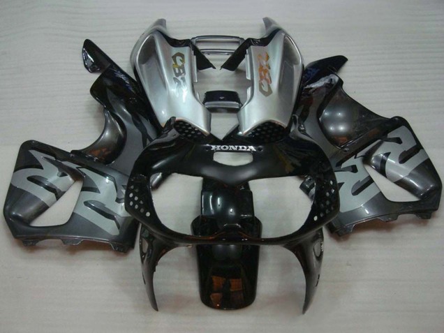 1994-1995 Honda CBR900RR 893 Motorcycle Fairings - Silver Grey Glossy Black Australia for Sale