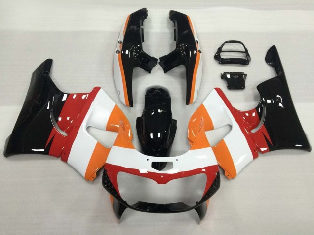 1994-1995 Honda CBR900RR 893 Motorcycle Fairings - Orange White Red Glossy Black Australia for Sale