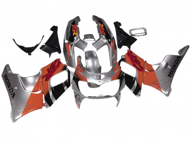 1994-1995 Honda CBR900RR 893 Motorcycle Fairings - Silver Orange Glossy Black Australia for Sale