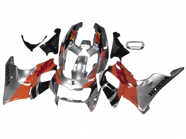 1994-1995 Honda CBR900RR 893 Motorcycle Fairings - Silver Orange Glossy Black Australia for Sale