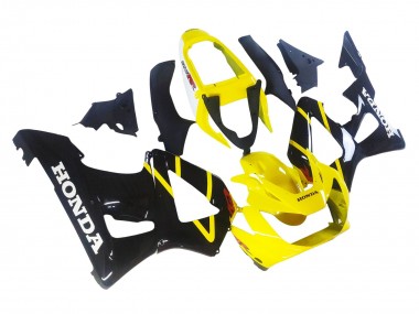 2000-2001 Honda CBR900RR 929 Motorcycle Fairings - Yellow Glossy Black Australia for Sale