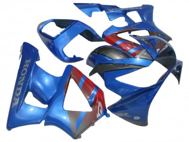 2000-2001 Honda CBR900RR 929 Motorcycle Fairings - Blue Red Glossy Black Australia for Sale