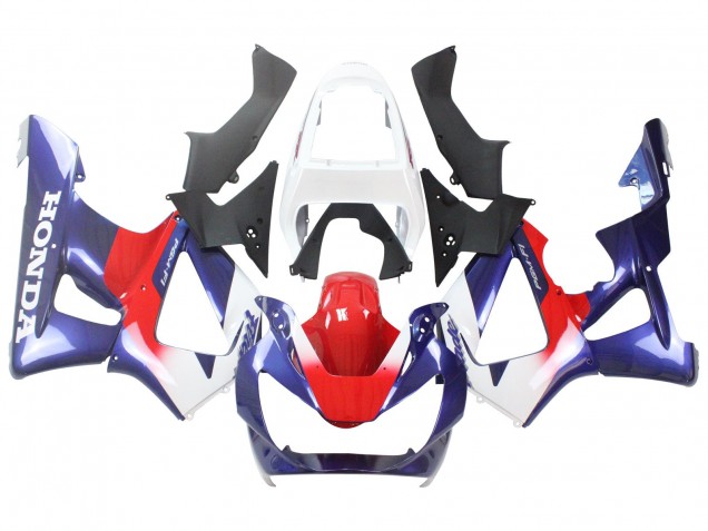 2000-2001 Honda CBR900RR 929 Motorcycle Fairings - White Red Blue Australia for Sale