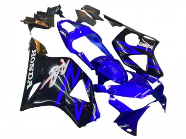 2002-2003 Honda CBR900RR 954 Motorcycle Fairing Kits - Blue Glossy Black Australia for Sale
