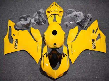 2011-2014 Ducati Panigale 899/1199 Motorcycle Fairings - Glossy Yellow Australia for Sale