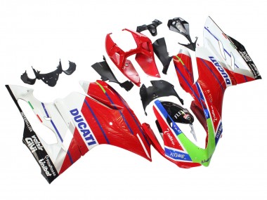 2011-2014 Ducati Panigale 899/1199 Motorcycle Fairings - White Red Green Blue Glossy Black Flex-Box Australia for Sale