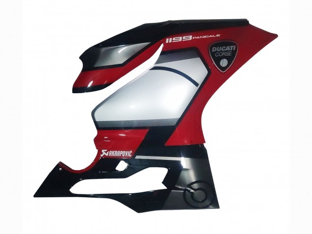 2011-2014 Ducati 1199 Motorcycle Fairings - Red Silver Black Australia for Sale